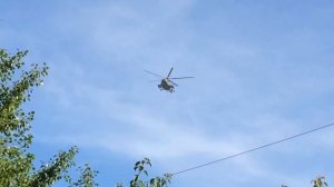 06.08.2018 военные вертолёты в небе над Екатеринбургом