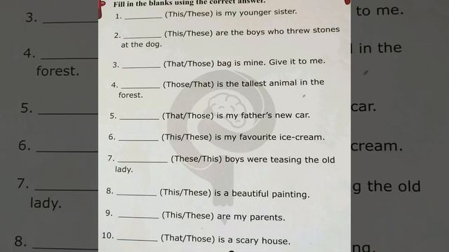 Class 1: English Sample Question Papers | Worksheets смотреть онлайн