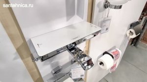 Сантехника.ру: Смеситель Hansgrohe Ecostat Select 13141400 термостат. для ванны и душа, белый/хром