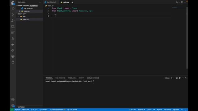 Flask restful api (Quick start ) смотреть онлайн