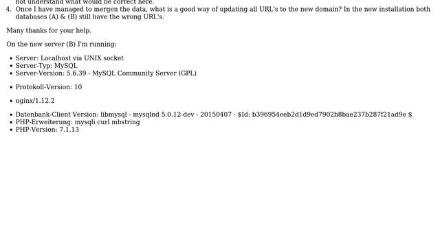 Databases: How to merge two databases (each with different updates) on the same server? смотреть онлайн