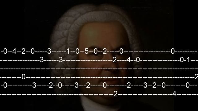 J.S.Bach Bourree in E minor Guitar Tab смотреть онлайн