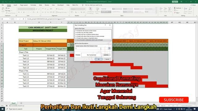 Manajemen Project Gantt Chart Timeline Project смотреть онлайн