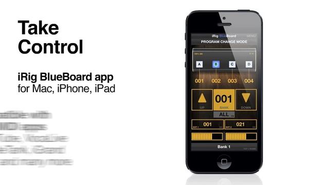 iRig BlueBoard - The first wireless MIDI pedalboard controller for iPhone, iPad and Mac смотреть онлайн