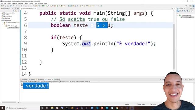 Entenda o Tipo Boolean em Java смотреть онлайн