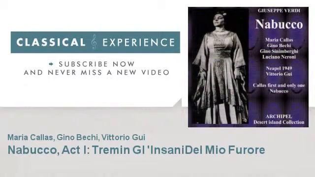 : Nabucco, Act I : Tremin Gl 'InsaniDel Mio Furore смотреть онлайн