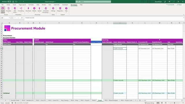 Oracle Fusion Cloud ERP - Creating PO's from Requisitions [Using Excel] смотреть онлайн