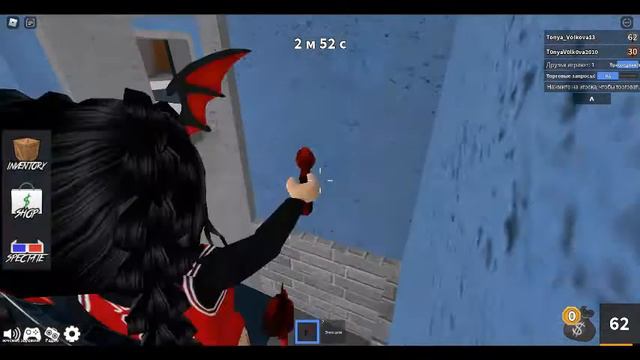 ИГРАЕМ С БРАТОМ ПВП В ММ2/ROBLOX/PIAY смотреть онлайн