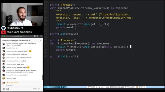 Live de Python #54 - Concorrência com futures - Multiprocessamento #4 смотреть онлайн