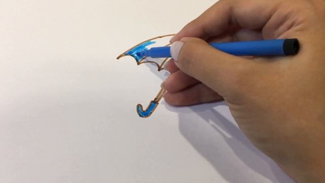 Bolalar uchun soyobon rasm chizish Рисуем зонтик для детей Draw an umbrella for children смотреть онлайн