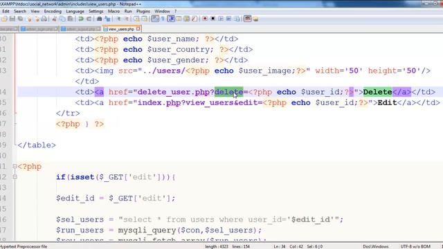 Social Network with PHP in Urdu/Hindi part 43 admin panel view users смотреть онлайн
