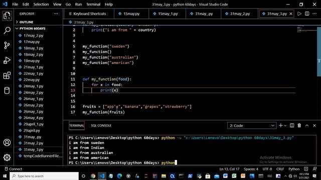 default parameters and passing list as an argument in python programming explained in hindi смотреть онлайн