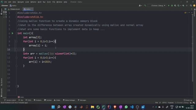 CREATE AN ARRAY IN HEAP USING DYNAMIC MEMORY ALLOCATION IN C/C++ смотреть онлайн
