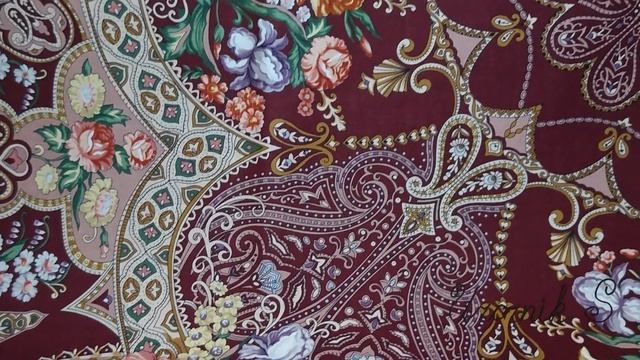 Покупки. Павловопосадкий платок. Княжеский. Pavlovo Posadのショール