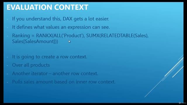 POWER BI | Power BI DAX TRAINING | Iterator Function Evaluation Context смотреть онлайн