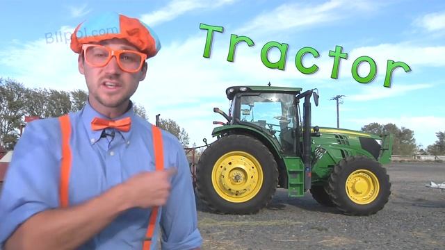 Explore Machines with Blippi | Garbage Trucks and More! смотреть онлайн
