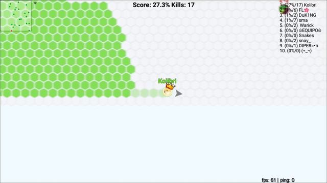 NEW HEXA.IO GAME! INSANE 1000% MAP CONTROL ( Game Like Agar.io & Paper.io )