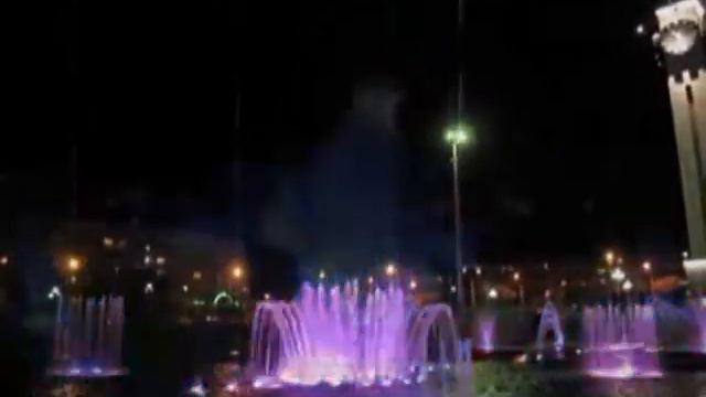Фонтан музыкальный, Магнитогорск смотреть онлайн
