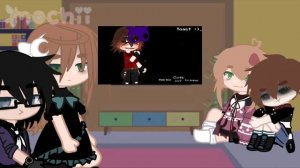 Past Aftons React To FNAF 4 Tormentors | Past Timeline | Gacha Club