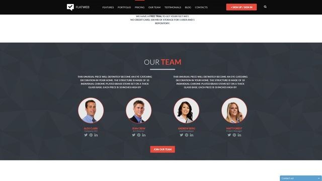 FlatWeb - Multipurpose Business WordPress Theme смотреть онлайн