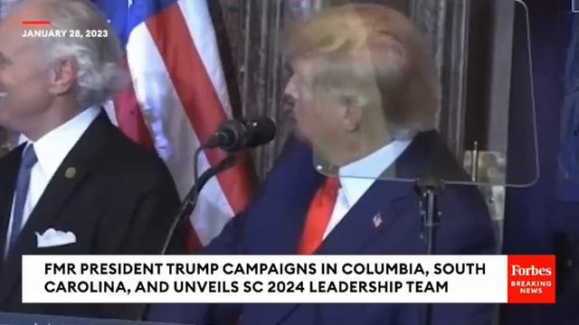 Trump Spends Saturday On Campaign Trail, Touts Polls And Leadership Team In South Carolina смотреть онлайн