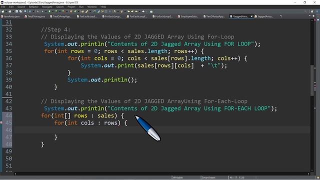 Java Tutorial #23 | 2D JAGGED ARRAYS IN JAVA | RAGGED |Tagalog | English | Filipino | 2021 смотреть онлайн