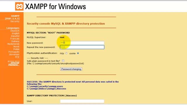Installing XAMPP 1.8.1 | How to install PHP on Windows 7. смотреть онлайн