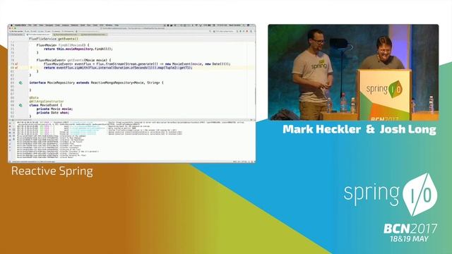 Reactive Spring - Josh Long & Mark Heckler @ Spring I/O 2017 смотреть онлайн