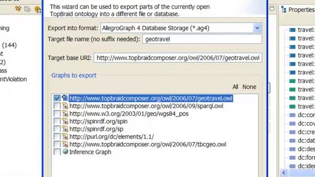 Installing the AllegroGraph plugin for TopBraid Composer смотреть онлайн