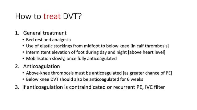 Overview 23 : Deep Vein Thrombosis смотреть онлайн
