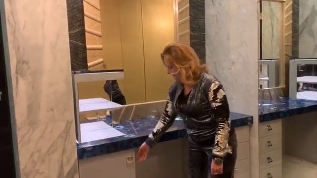 Мой авторский проект загородной резиденции в стиле ар-деко. Обзор интерьера ванной комнаты. смотреть онлайн