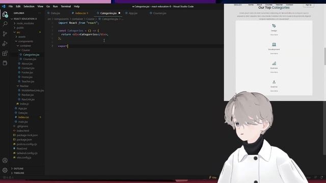 Building a website using React JS + Tailwind + Framer-Motion смотреть онлайн