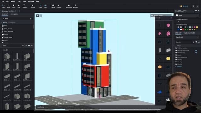 LEGO Custom Skyscraper #2 design progress (May 2023) смотреть онлайн