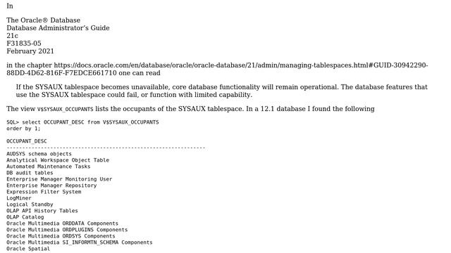 Databases: Ramifications of Full SYSAUX - Oracle (2 Solutions!!) смотреть онлайн