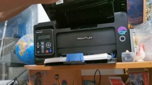 Распаковка и установка нового картриджа PC-211