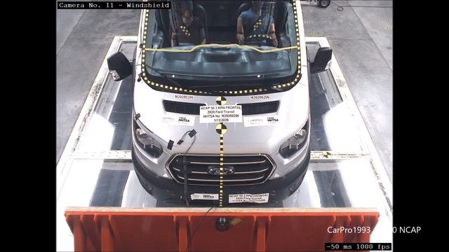 2020-2021 Ford Transit Van (150/250/350) NHTSA Frontal Impact смотреть онлайн