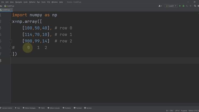 Indexing and Slicing NumPy Arrays | Module NumPy Tutorial - Part 08 смотреть онлайн