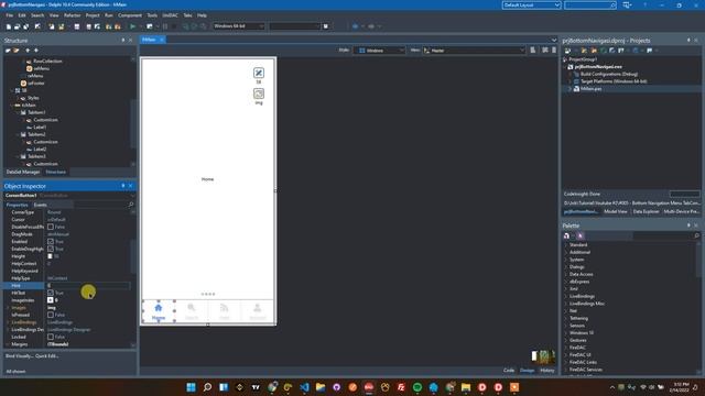 005 - Delphi Firemonkey - Connect Sidebar Menu & Bottom Navigation Menu To TabControl смотреть онлайн