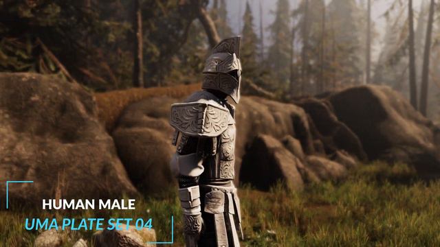 Human Plate Armor 4 For UMA (texturing 2)