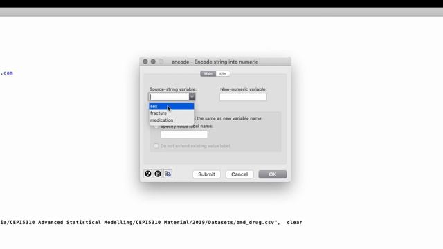 Change string to numeric variable in Stata смотреть онлайн