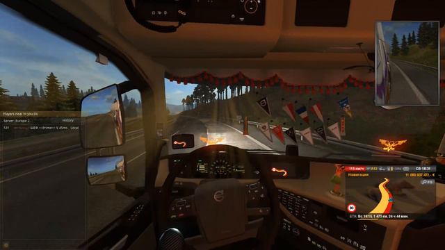 livestream - Euro Truck Simulator 2 MP! Покатушки с грузом, по Европе! смотреть онлайн