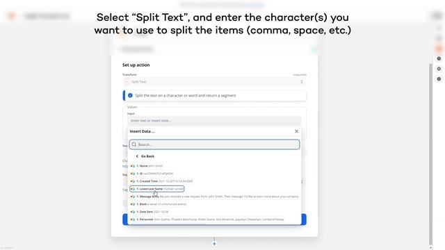 How to Split Text into Multiple Pieces of Data with Zapier's Formatter смотреть онлайн