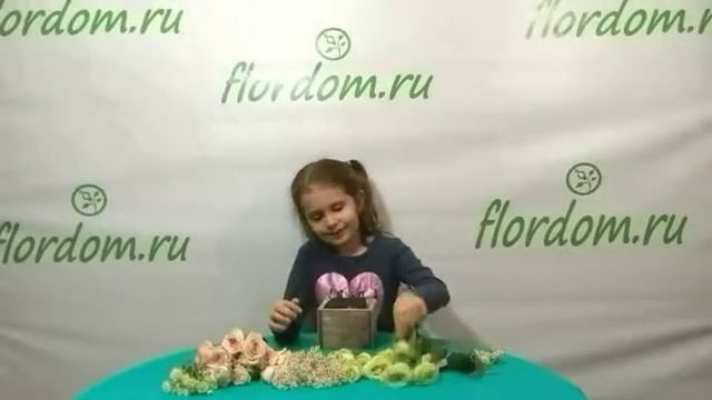 Мастер-класс: делаем композицию из живых цветов в деревянном кашпо смотреть онлайн