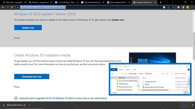 Easy Fix UEFI Boot Missing Winload.efi Using BCDedit Command смотреть онлайн