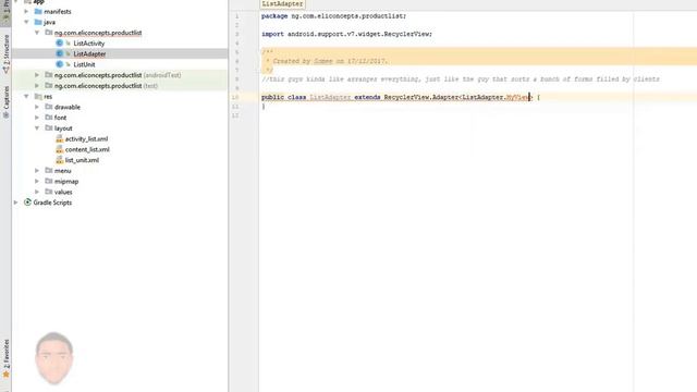 The RecyclerView Series Part 2: Recycler view from Photoshop to Android Studio UI design смотреть онлайн
