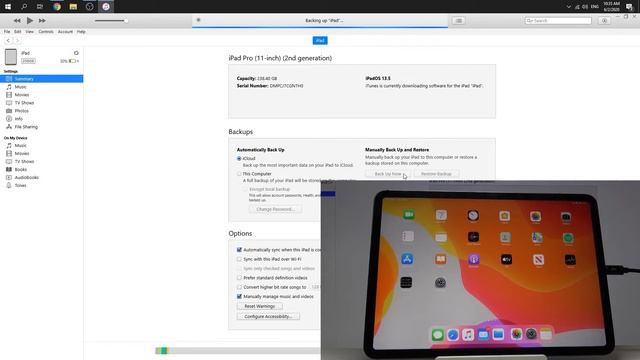 How to Backup Data using iTunes on iPad Pro 11 2020 – Keep iPad Storage Safe on iTunes смотреть онлайн