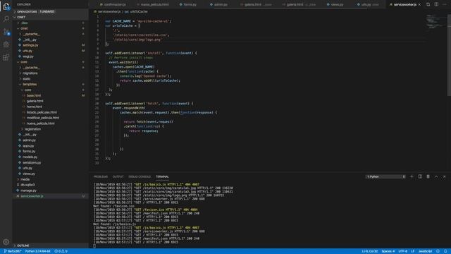 Curso DJANGO Parte 15 [Service worker] смотреть онлайн
