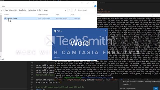 P1 || Doc to Txt with Python смотреть онлайн