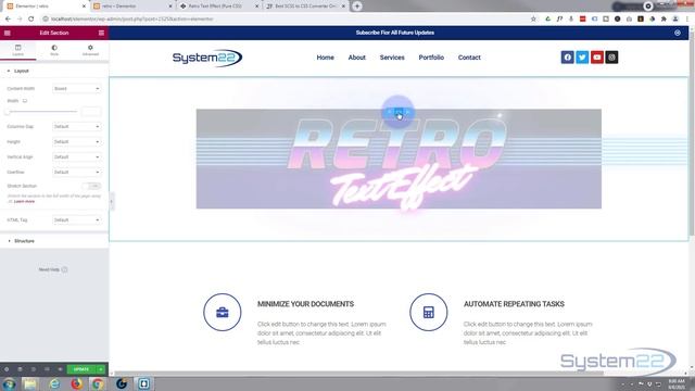 Elementor Full Width Retro Text Banner With Link ???? смотреть онлайн