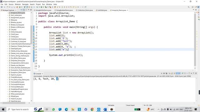 Java ArrayList & Its Methods | Collections Framework | Tutorial #80 смотреть онлайн